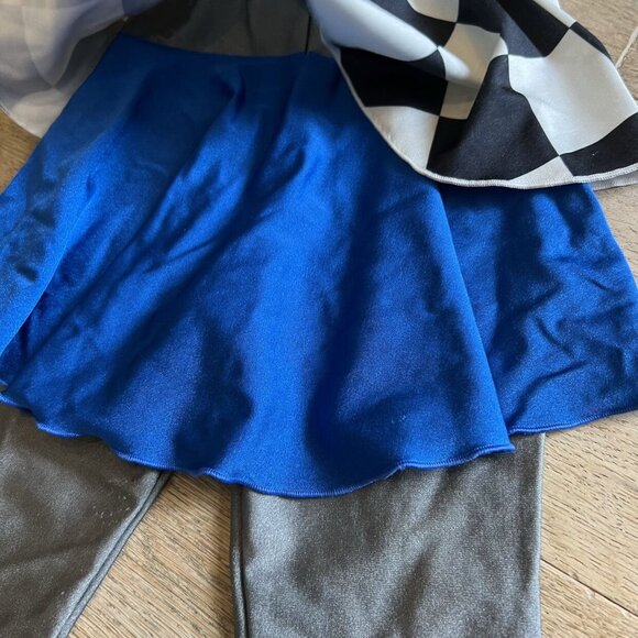 Wolf And Rita Ruffle Leggings Checkered Pants - Picture 3 of 8